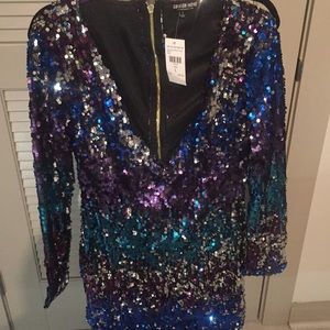 Multi color sequin Dress